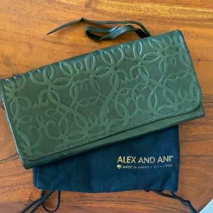 Alex and Ani green wallet